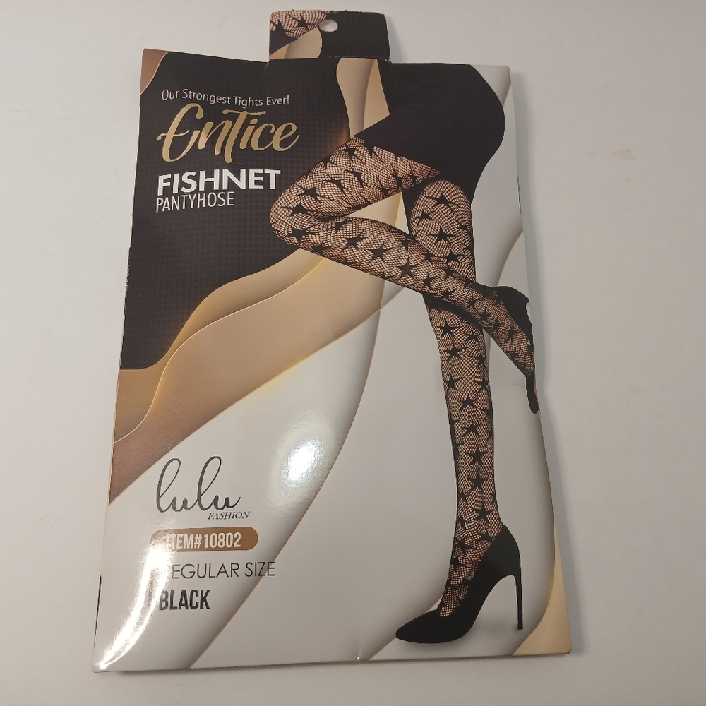 Black Fishnet Pantyhose
